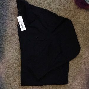 NWT Men’s black dress shirt